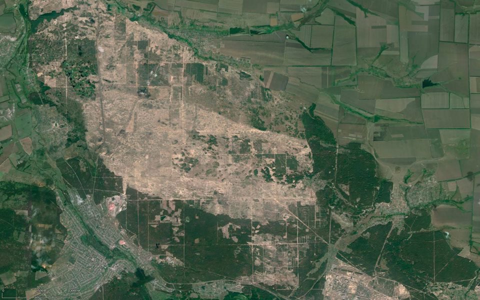На украинском Донбассе идет массовая хищническая вырубка лесов — снимки со спутника На украинском Донбассе идет массовая хищническая вырубка лесов — снимки со спутника