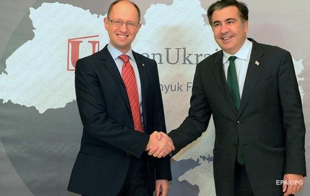 Саакашвили vs Яценюк: конфликт нарастает Саакашвили vs Яценюк: конфликт нарастает