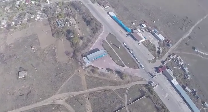 «Правый сектор» показал блокаду Крыма с высоты птичьего полета «Правый сектор» показал блокаду Крыма с высоты птичьего полета