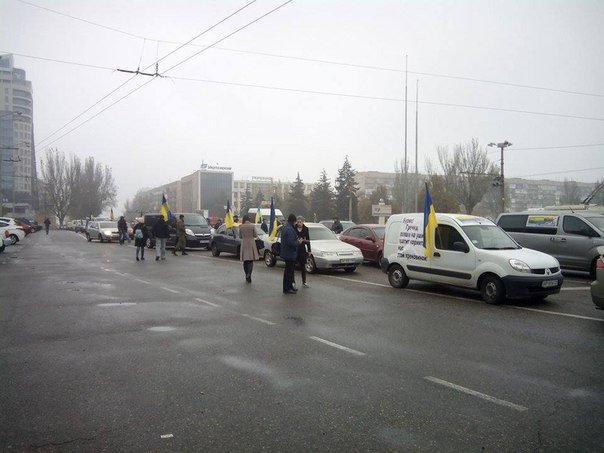 В Запорожье проходит митинг «против Ахметова» В Запорожье проходит митинг «против Ахметова»