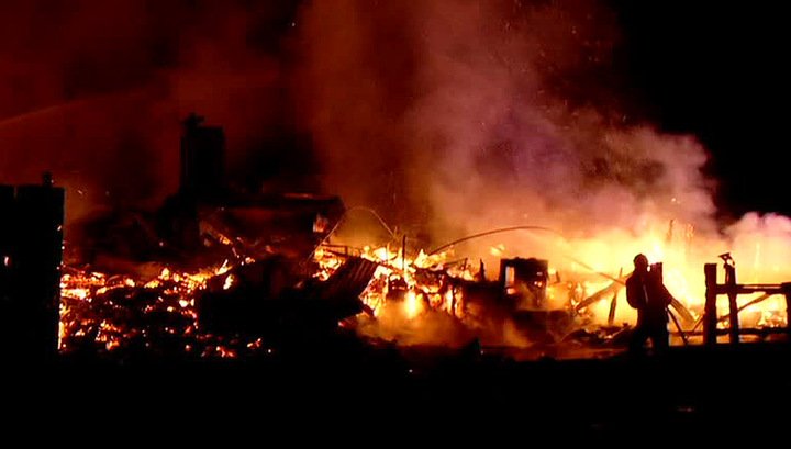 Очередной лагерь для нелегальных мигрантов сгорел в Норвегии Очередной лагерь для нелегальных мигрантов сгорел в Норвегии