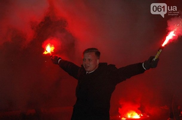 В Запорожье прошло фекальное шествие В Запорожье прошло фекальное шествие