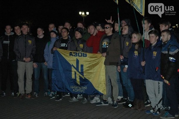 В Запорожье прошло фекальное шествие В Запорожье прошло фекальное шествие