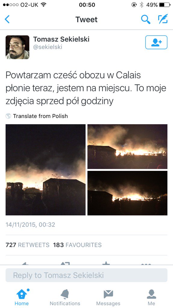 Французы решили отомстить? Во французском Кале подожгли лагерь беженцев Французы решили отомстить? Во французском Кале подожгли лагерь беженцев