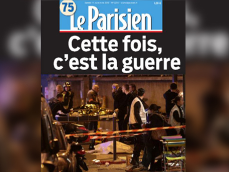 Это война – газета Le Parisien Это война – газета Le Parisien