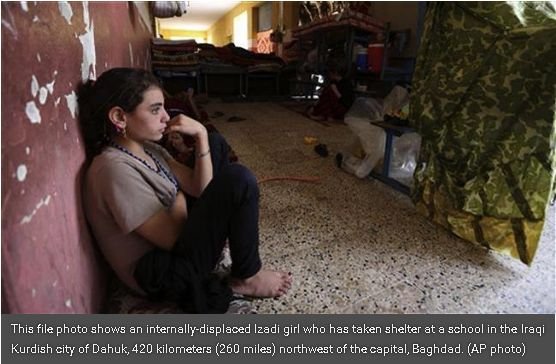 На севере Ирака найдено массовое захоронение женщин из общины курдов-езидов На севере Ирака найдено массовое захоронение женщин из общины курдов-езидов