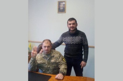 «Свобода» вытерла ноги об портрет Порошенко 