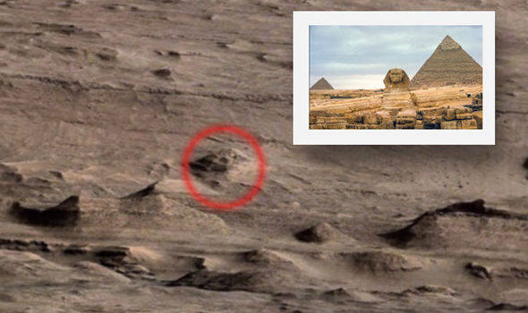 На Марсе обнаружили пирамиду с лицом Сфинкса На Марсе обнаружили пирамиду с лицом Сфинкса