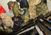 Появилось видео штурма офиса Ахметова в Киеве