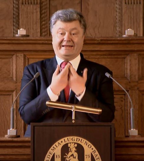 Порошенко использовал визит в Голландию для рекламы шоколада своей фабрики