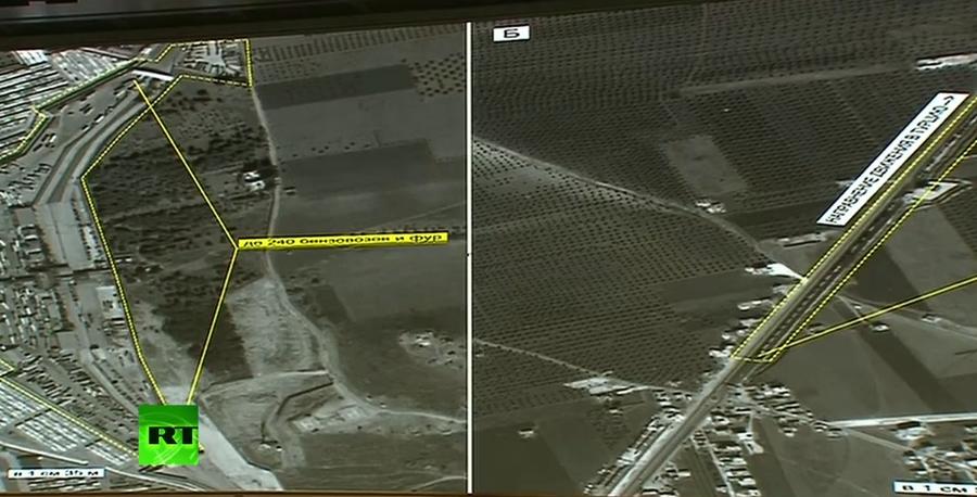 Минобороны РФ продемонстрировало снимки, доказывающие связи террористов ИГ с Турцией Минобороны РФ продемонстрировало снимки, доказывающие связи террористов ИГ с Турцией