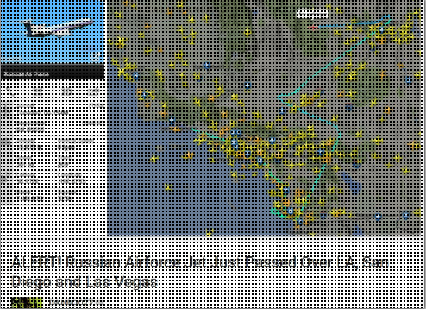 Неопознанный самолет ВВС России над Калифорнией? Неопознанный самолет ВВС России над Калифорнией?