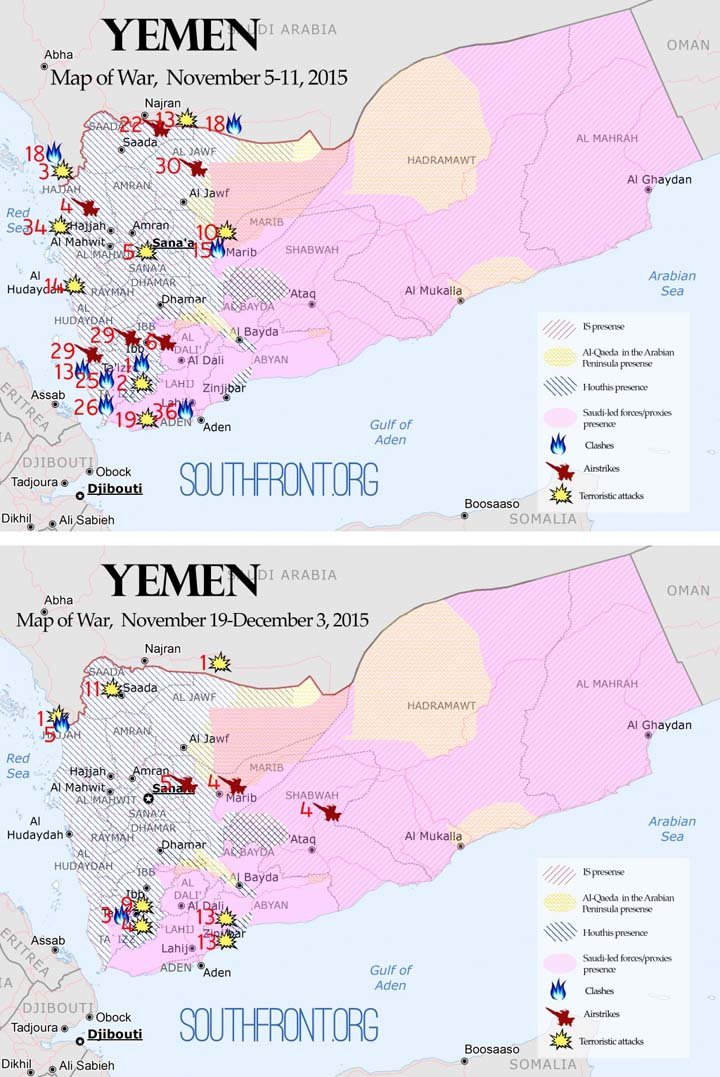 Война в Йемене. Декабрь 2015 Война в Йемене. Декабрь 2015
