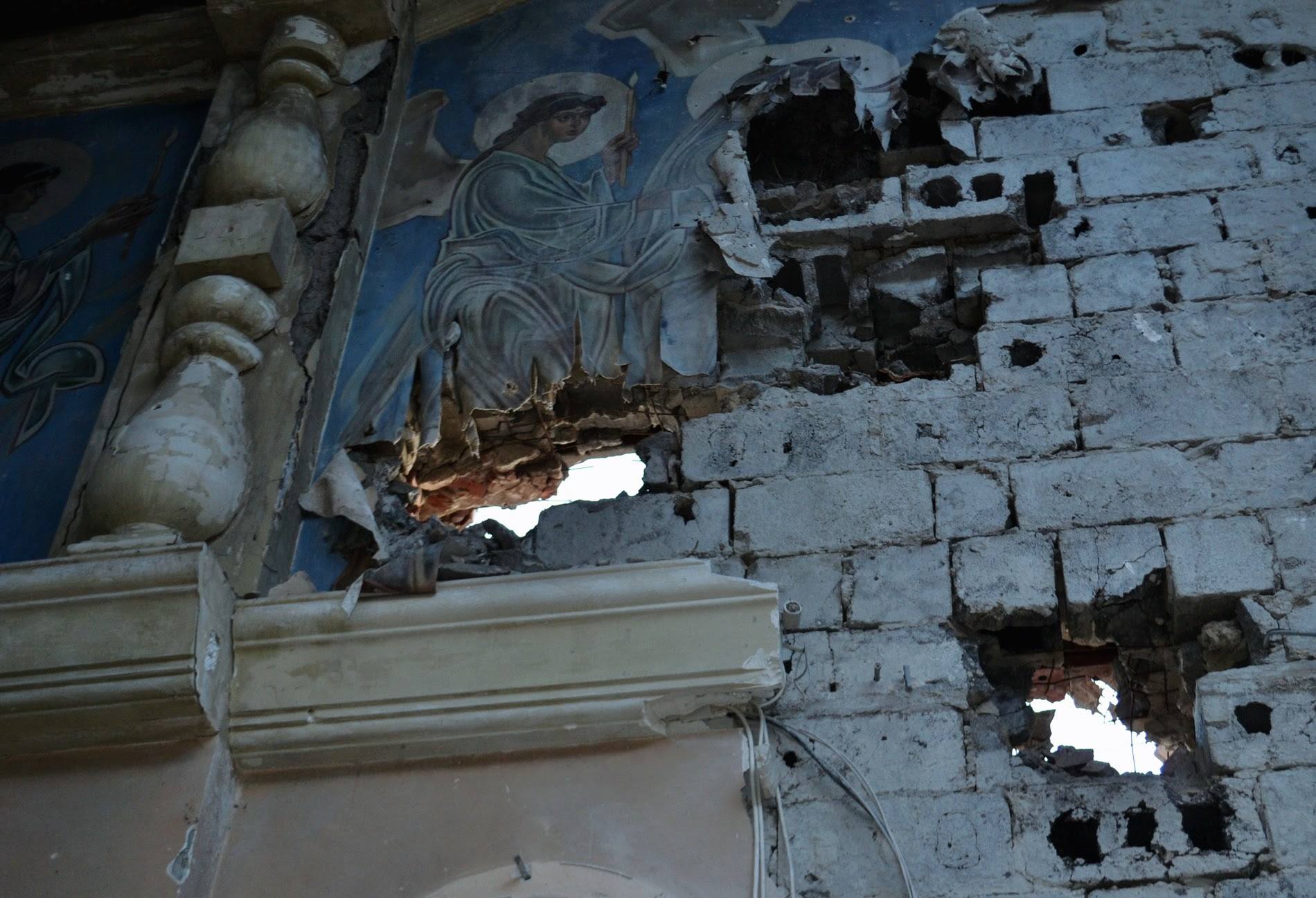 Страшные разрушения — фото монастыря Московского Патриархата, уничтоженного украинскими войсками Страшные разрушения — фото монастыря Московского Патриархата, уничтоженного украинскими войсками