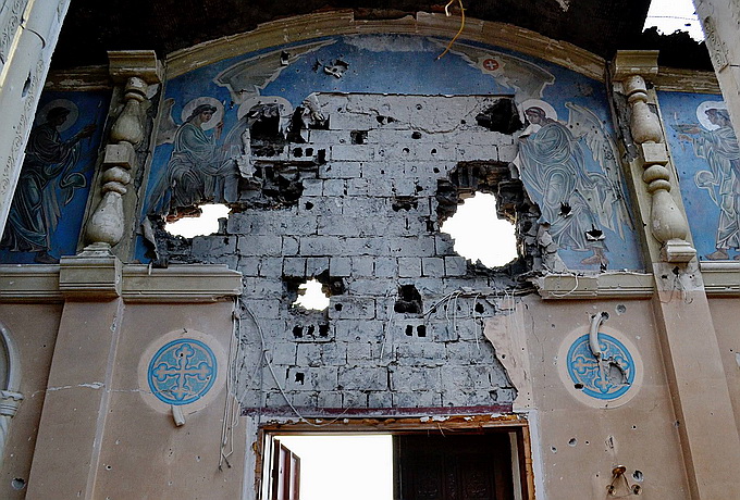 Страшные разрушения — фото монастыря Московского Патриархата, уничтоженного украинскими войсками Страшные разрушения — фото монастыря Московского Патриархата, уничтоженного украинскими войсками