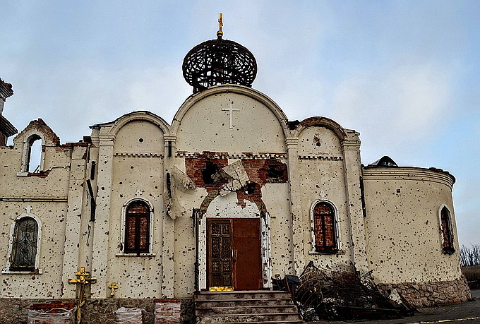 Страшные разрушения — фото монастыря Московского Патриархата, уничтоженного украинскими войсками Страшные разрушения — фото монастыря Московского Патриархата, уничтоженного украинскими войсками