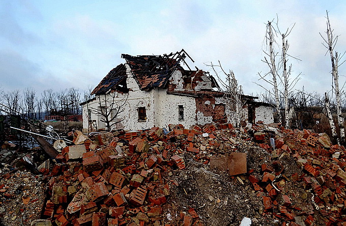 Страшные разрушения — фото монастыря Московского Патриархата, уничтоженного украинскими войсками Страшные разрушения — фото монастыря Московского Патриархата, уничтоженного украинскими войсками