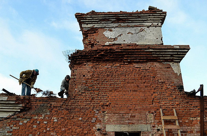 Страшные разрушения — фото монастыря Московского Патриархата, уничтоженного украинскими войсками Страшные разрушения — фото монастыря Московского Патриархата, уничтоженного украинскими войсками