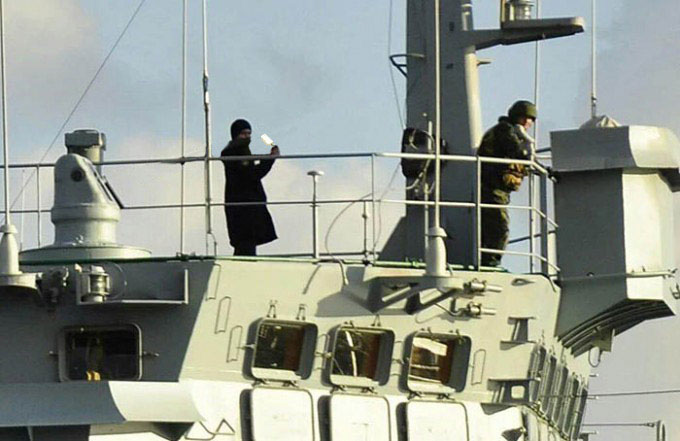 Десантный корабль «Цезарь Куников» прошел Дарданеллы Десантный корабль «Цезарь Куников» прошел Дарданеллы