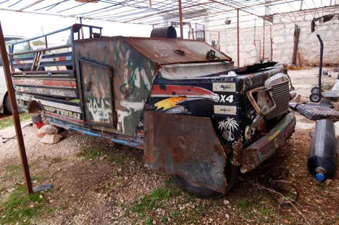 Самодельное оружие сирийских боевиков