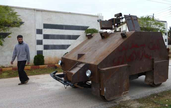 Самодельное оружие сирийских боевиков