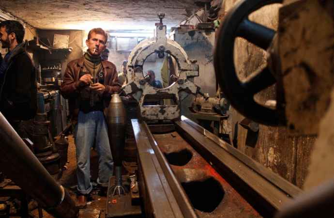 Самодельное оружие сирийских боевиков