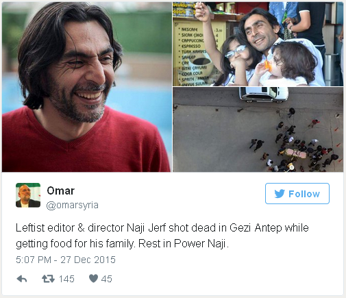 В Турции убит сирийский журналист, рассказавший о зверствах ИГ в Алеппо В Турции убит сирийский журналист, рассказавший о зверствах ИГ в Алеппо