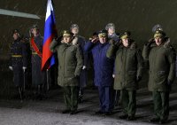 Аэродром Чкаловский. Воинские почести Герою России  Олегу Пешкову