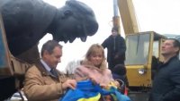 В Глухове Сумской области снесли памятник Ленину