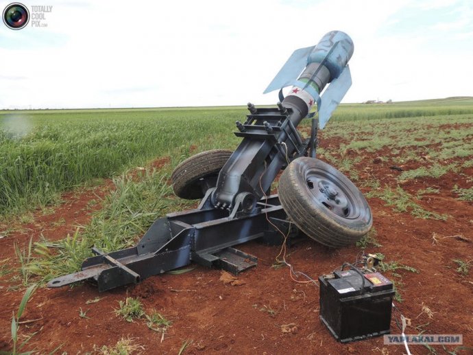 Самодельное оружие сирийских боевиков