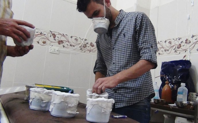 Самодельное оружие сирийских боевиков