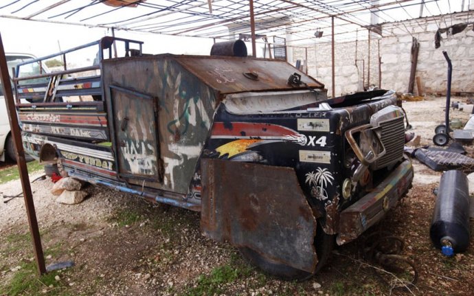 Самодельное оружие сирийских боевиков