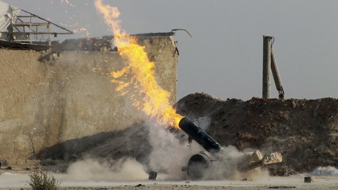 Самодельное оружие сирийских боевиков
