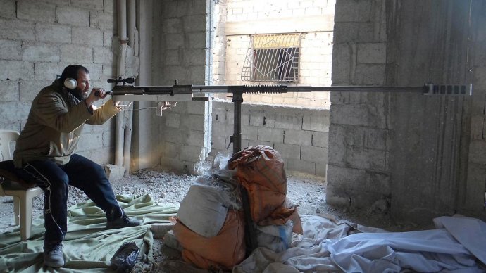 Самодельное оружие сирийских боевиков