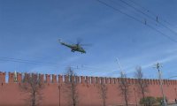 Полет секретного вертолета над Кремлем попал на видео