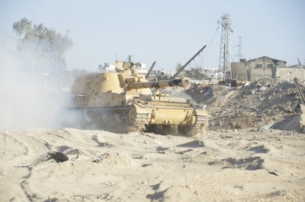 В Сирии армия России бросила в бой боевых роботов