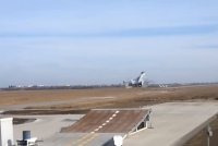 Взлет МиГ-29 с трамплина