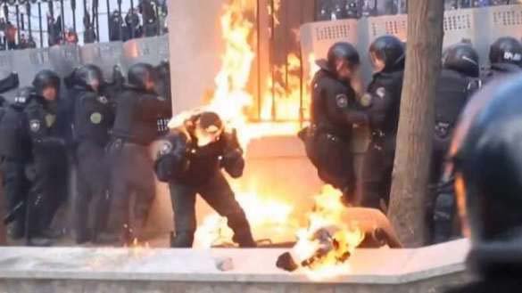 Боец «Беркута» В конце концов мы наши земли заберем