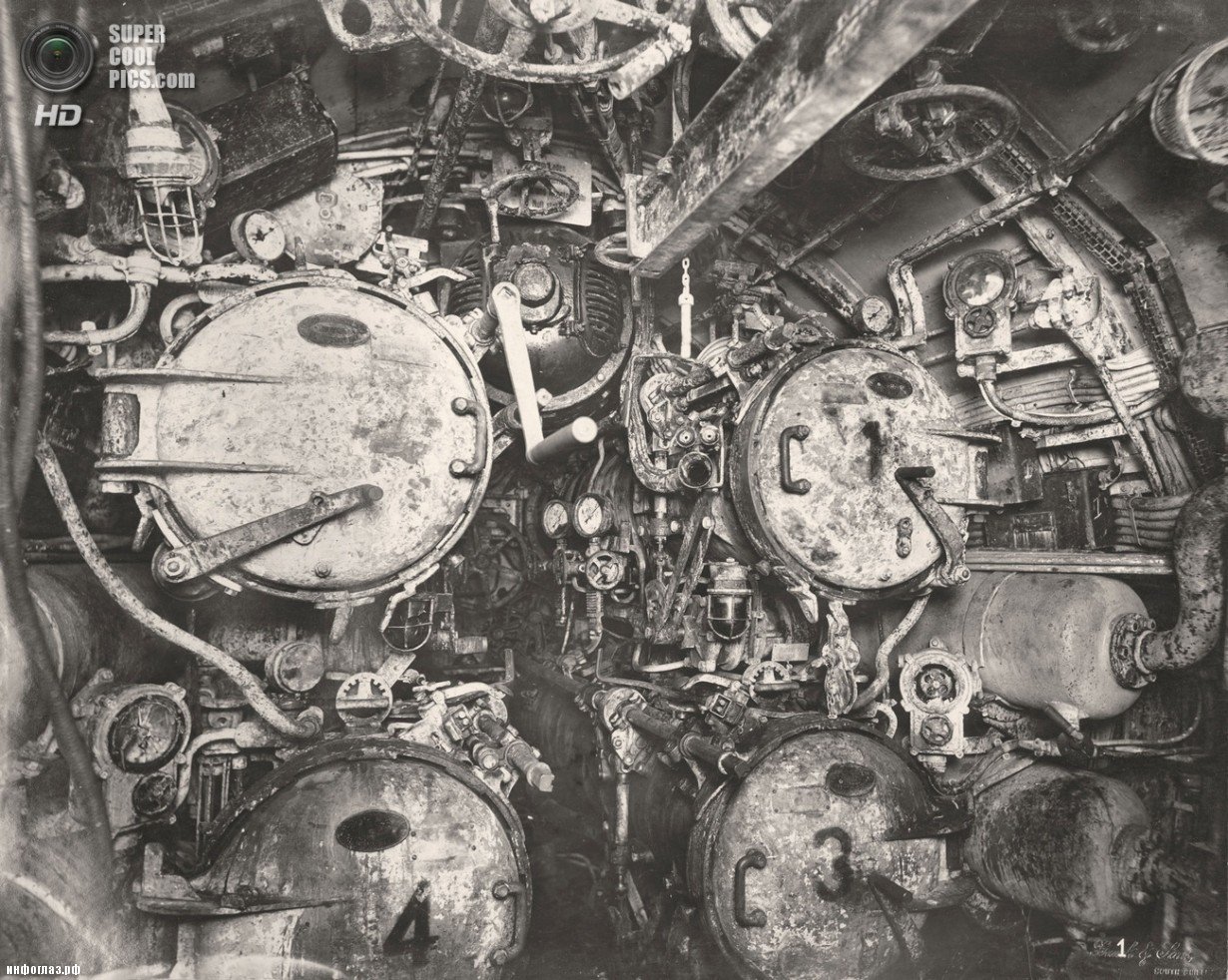 Немецкая подлодка времен Первой Мировой в деталях 