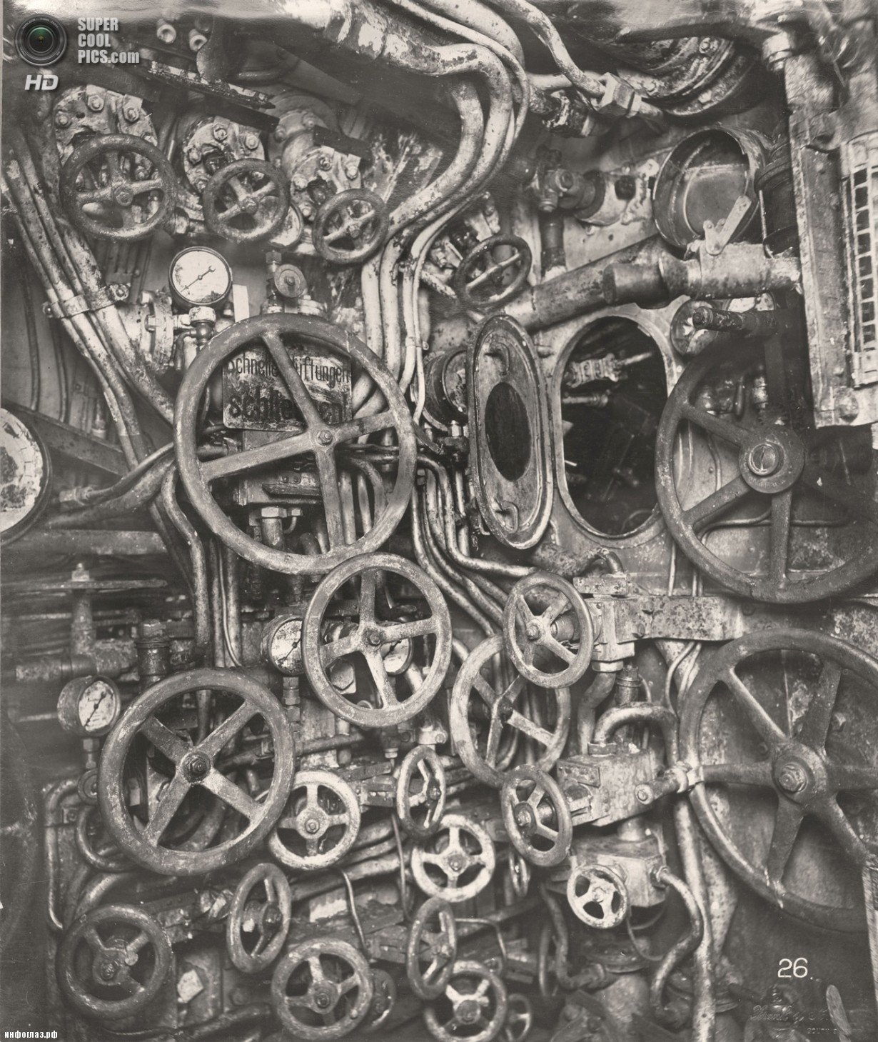 Немецкая подлодка времен Первой Мировой в деталях 