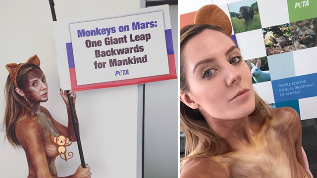 Всё, полёта на Марс не будет - порнозвёзды против. Обнажённый протест у посольства России. Всё, полёта на Марс не будет - порнозвёзды против. Обнажённый протест у посольства России.