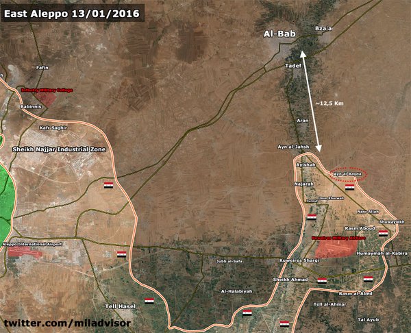 Обзор боевых действий и событий на Ближневосточном фронте 13-01-2016 Обзор боевых действий и событий на Ближневосточном фронте 13-01-2016
