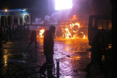 Кровавое Крещение-2014. Бойня на улице Грушевского – как это было