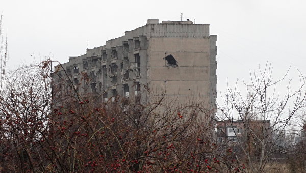 Углегорск через год после войны. Фоторепортаж Углегорск через год после войны. Фоторепортаж