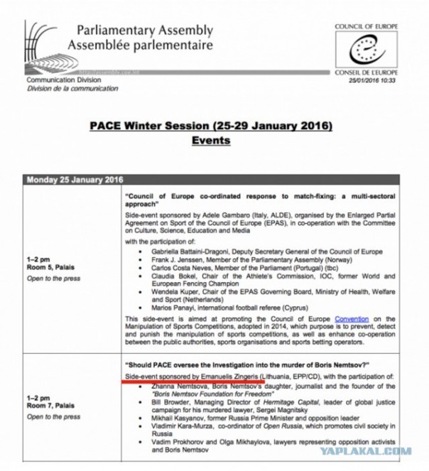 Зарубежные спонсоры Касьянова. Расследование