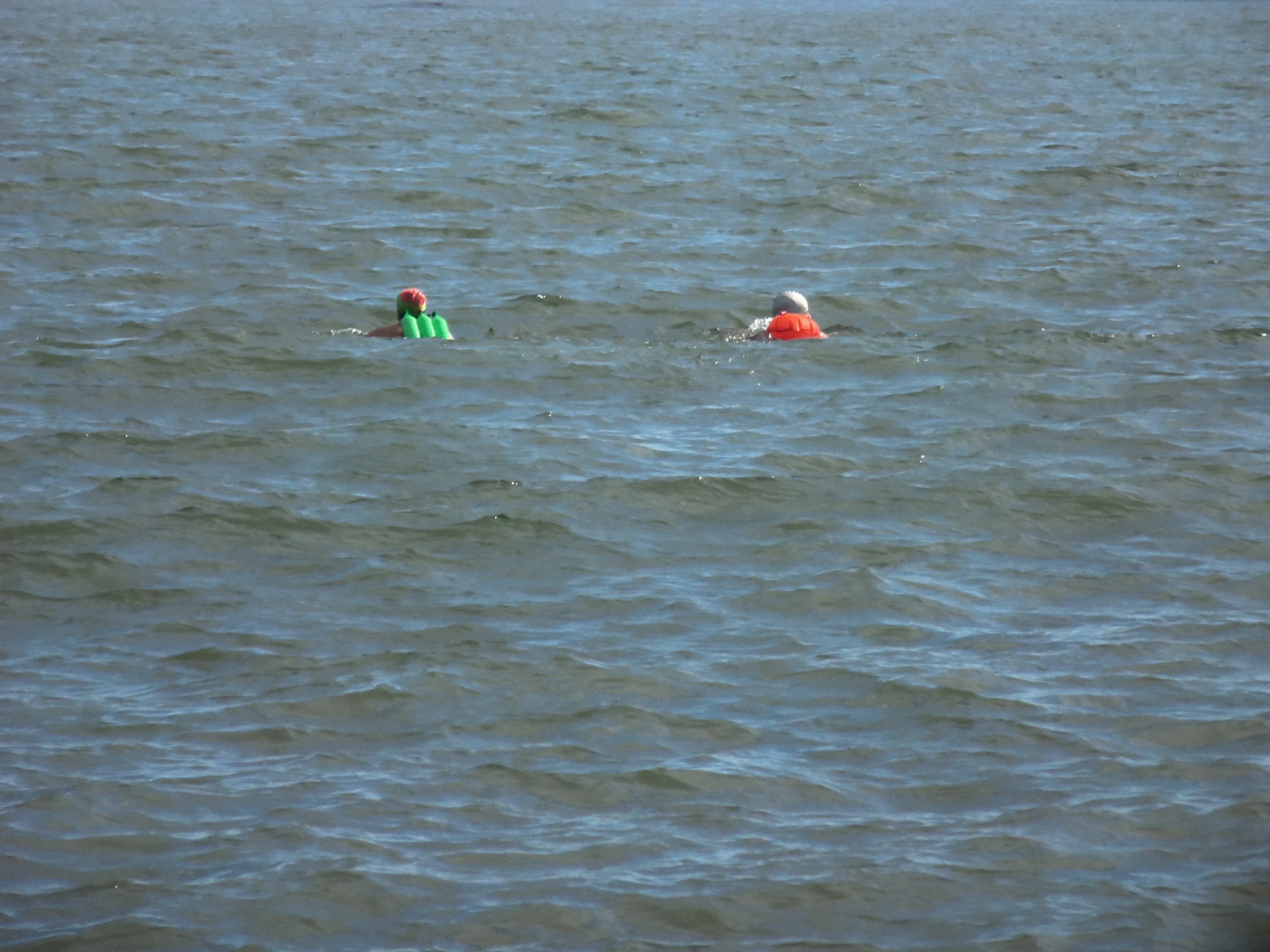 Капитаны клубов "Нордстрим" и "Заря Новороссии" провели в Керчи экстремальный заплыв