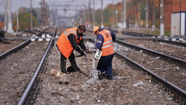 Строительство второго ж/д участка в обход Украины завершат к 6 августа Строительство второго ж/д участка в обход Украины завершат к 6 августа