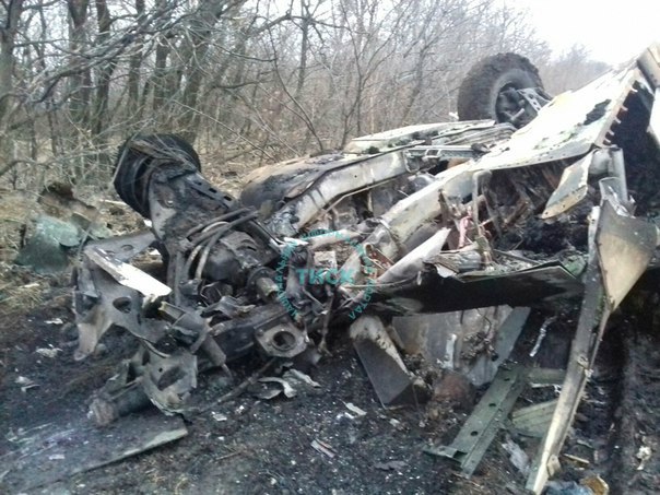 Машина с силовиками подорвалась на мине, установленной самими ВСУ Машина с силовиками подорвалась на мине, установленной самими ВСУ