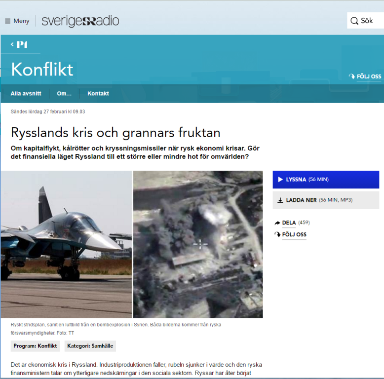 Кто пустил русского полемиста-пропагандиста, известного любителя Путина, к нам на "Радио Швеция"?