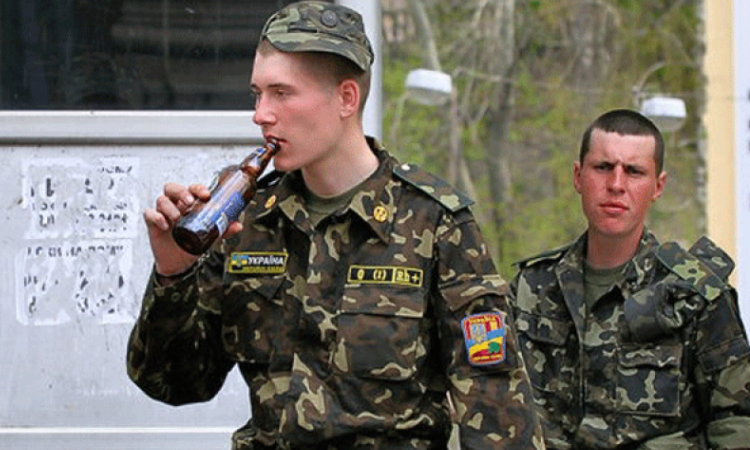 Алкоголизм украинских военных пугает Верховную Раду Алкоголизм украинских военных пугает Верховную Раду
